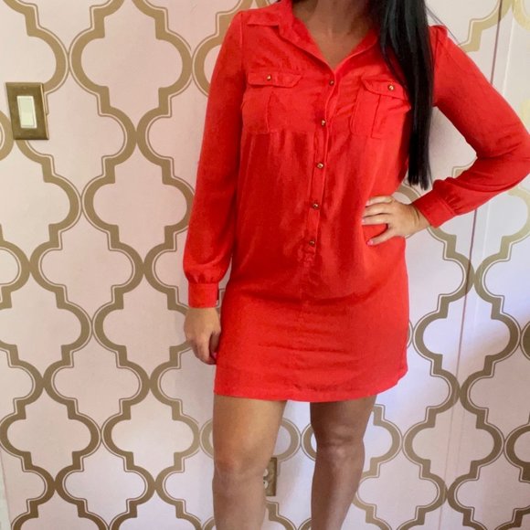 Forever 21 Red Dress size M - Picture 1 of 3